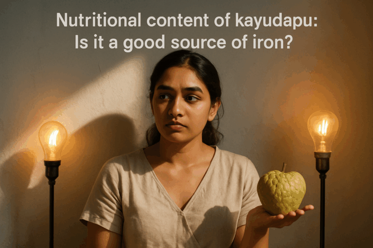 is kayudapu rich in iron