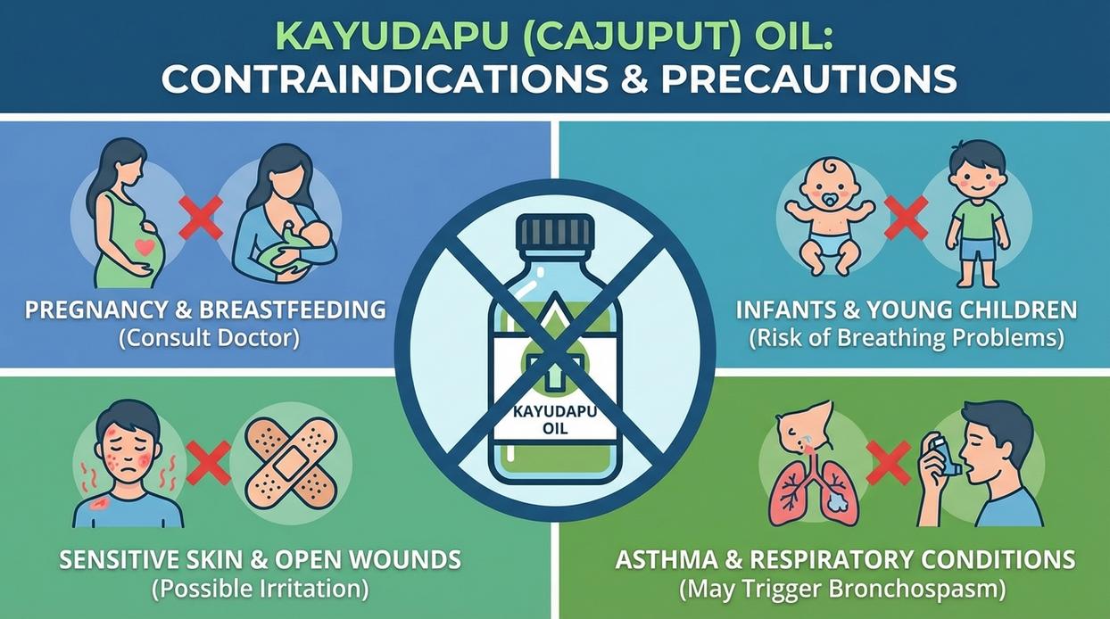 kayudapu contraindications