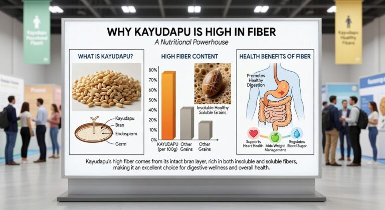 why kayudapu high in fiber